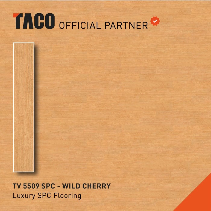 Terlaris Taco Lantai Spc 5Mm - Tv 5509 Wild Cherry