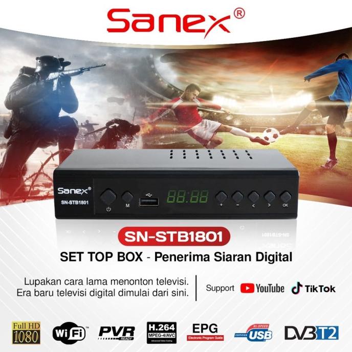 Set Top Box Sanex Sn-Stb1801 / Stb Sanex Sn-Stb1801 Ninnyfrandastore