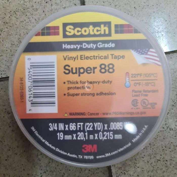 

3M Scotch Super 88 Vinyl Tape Hitam