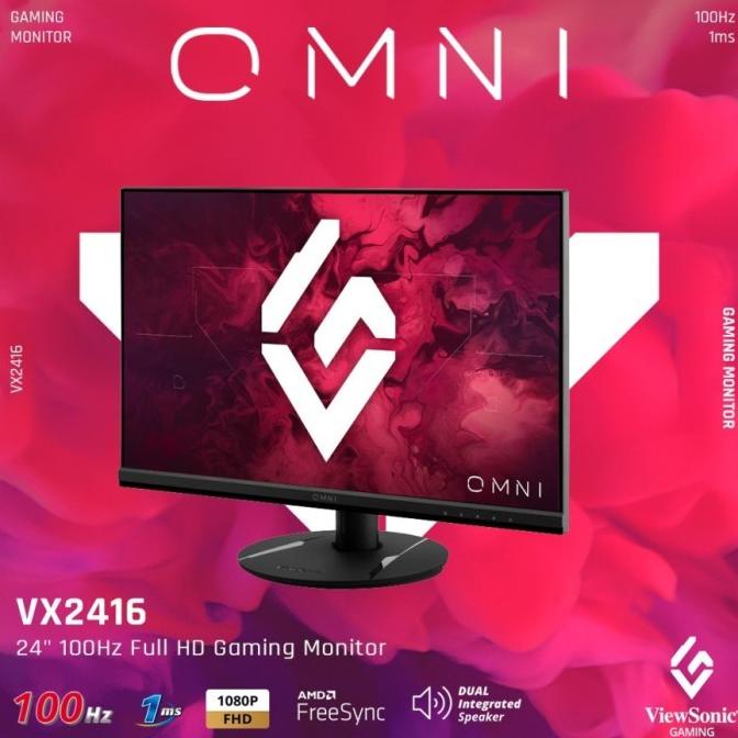 Monitor Led Gaming Viewsonic Vx2416 24 Inch 100Hz 1.Ms Full Hd Ips Tokotujuhdays