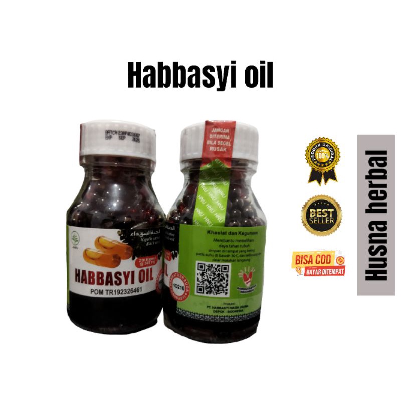 habbasyi oil 210 kapsul original,habbasyi oil, minyak habbatussauda,meningkatkan daya tahan tubuh