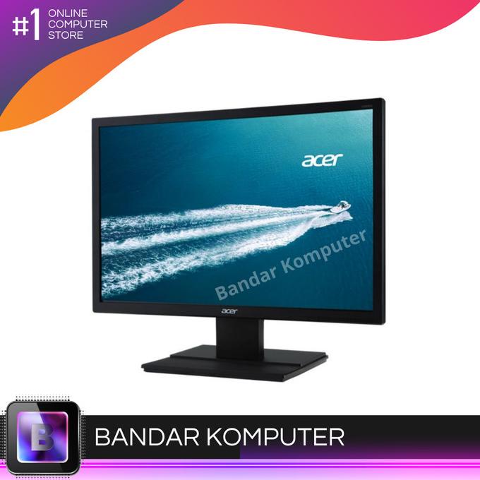 Monitor Acer 19.5" V206Hql Wide Screen Lcd Monitor 19 Inch Tokotujuhdays