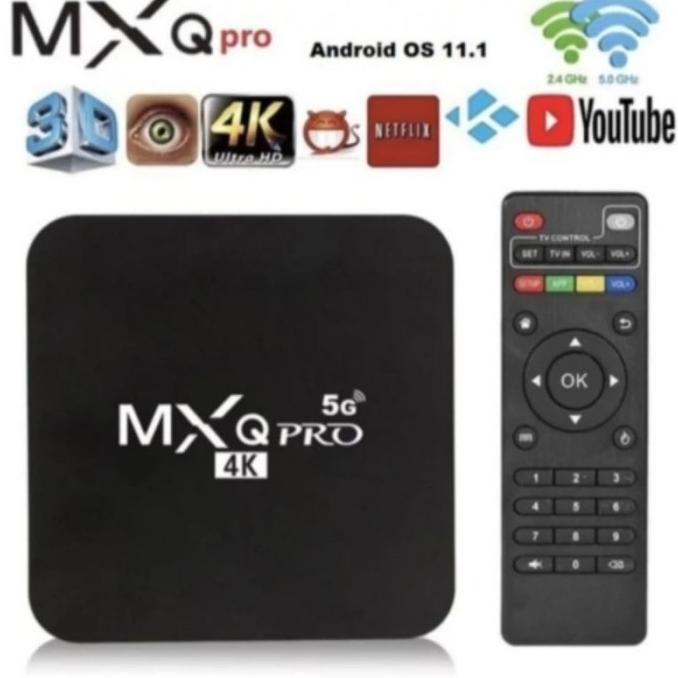 Media Player Tv Box Android Mxq Pro 4K Smart Tv 2/16 Gb Mxq Ninnyfrandastore