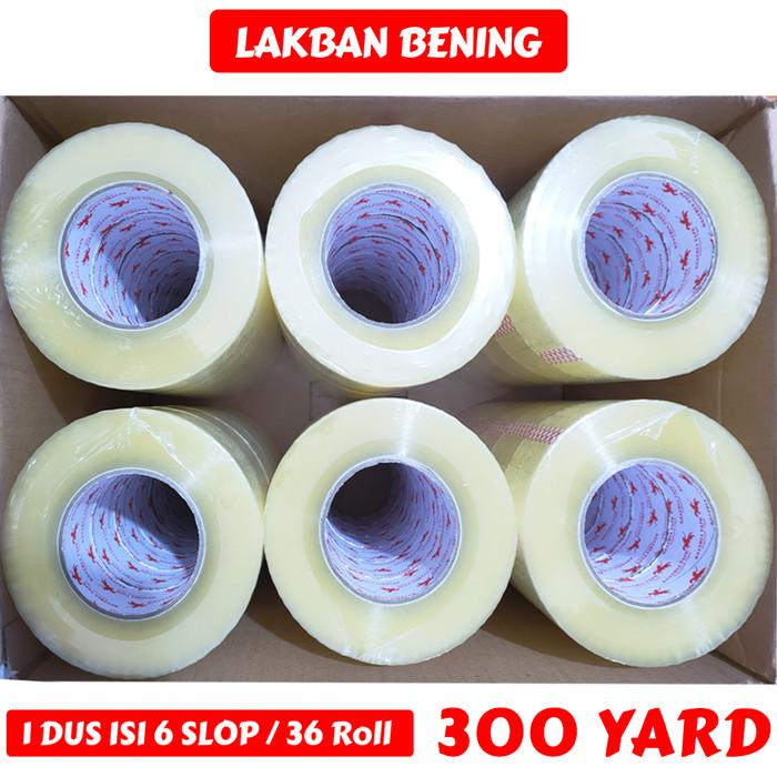 

Lakban Opp Tape / Lakban Bening Ksatria Tape 300 Yard (1 Dus)