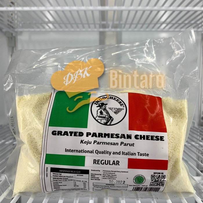 

Parmesan Bubuk 300Gr Indo Cheese Grated Cheese