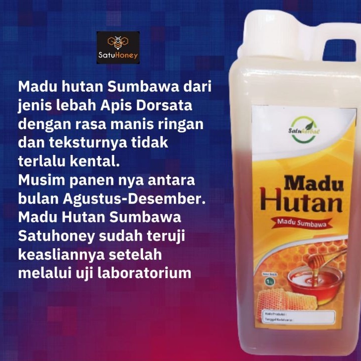 

Madu Hutan Sumbawa kemasan 1kg