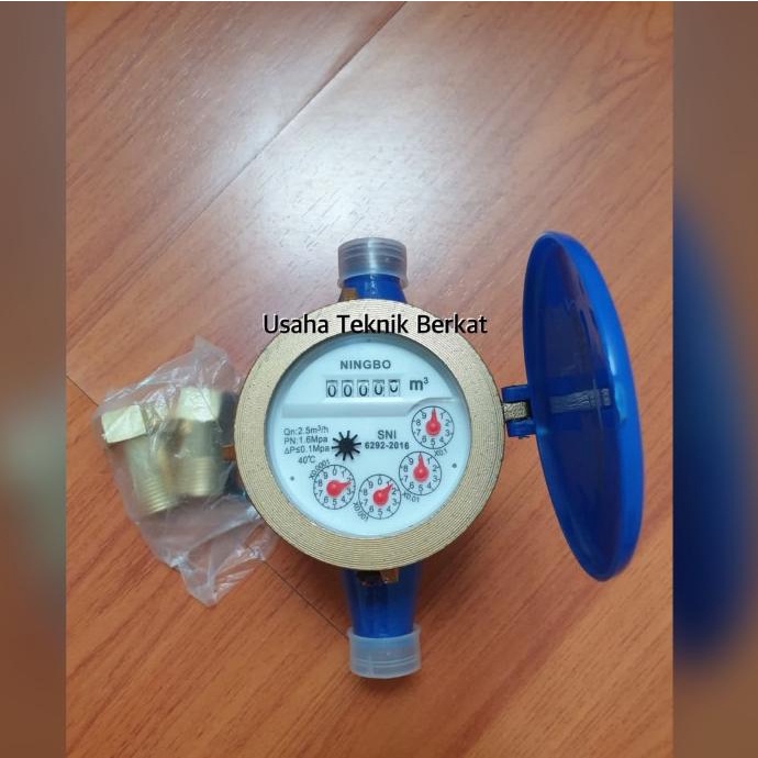 Meteran air / Water meter Ningbo 1/2" inch