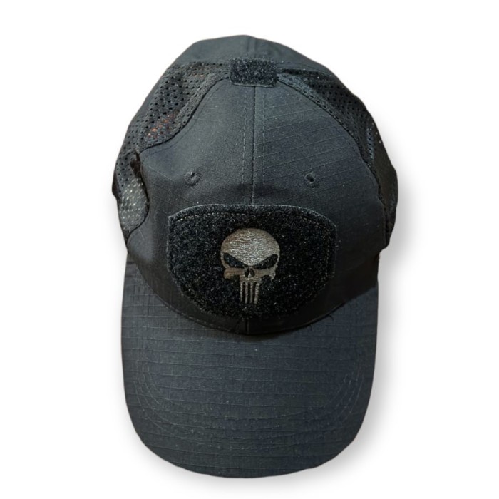topi Topi tactical punisher/ topi tactical import /topi pria tengkorak - Hitam(T6J4) topi pria baseb