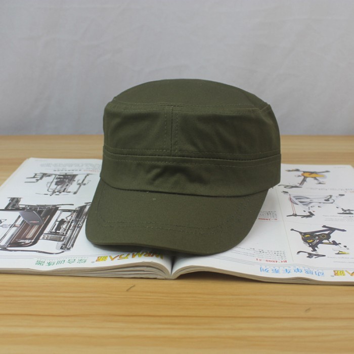 topi Topi Komando Tactical Command Hat Import Fashion Pria Wanita Distro - Hijau(E2I4) topi pria bas