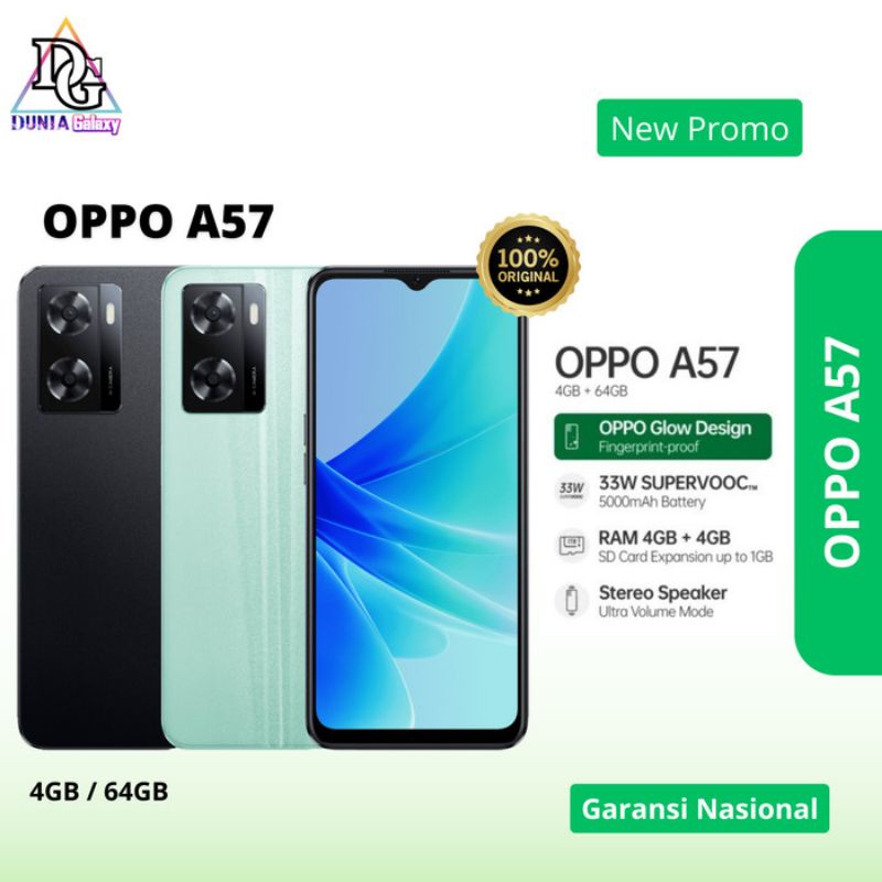 OPPO A57 4/64Gb Garansi Nasional