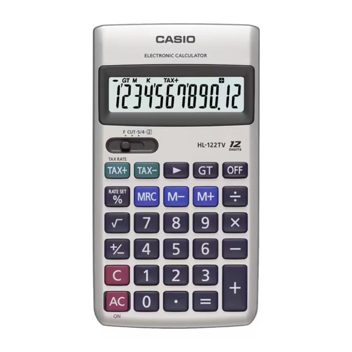 

CASIO KALKULATOR HL-122TV - KALKULATOR PRAKTIS - 12 DIGIT