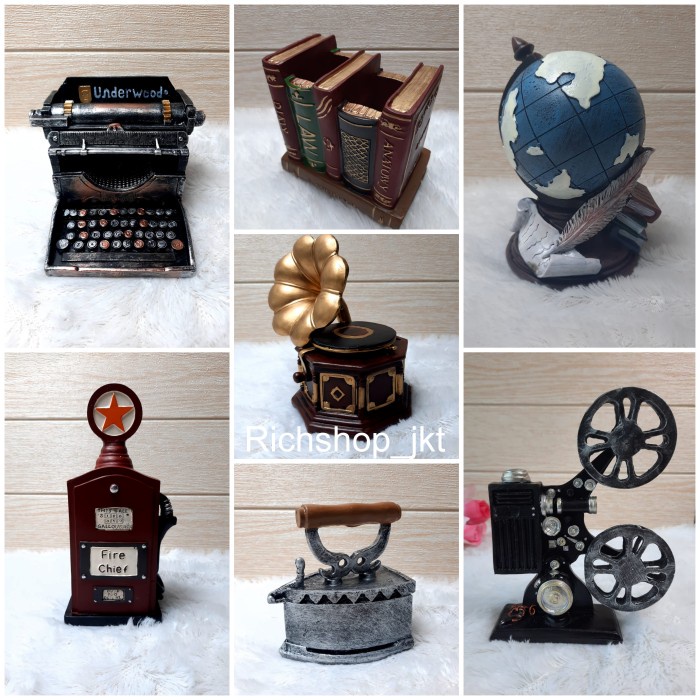 Terlaris Pajangan Vintage Kipas Angin / Pajangan Meja Vintage