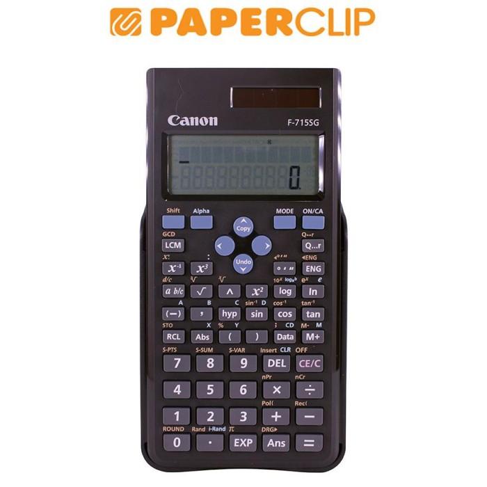 

CALCULATOR CANON F-715SG BLACK SCIENTIFIC