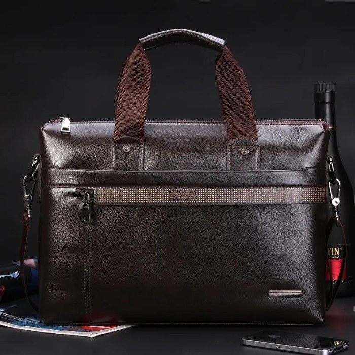 (Import) Office Bag Polo Mens Tas Kantor Laptop Pria