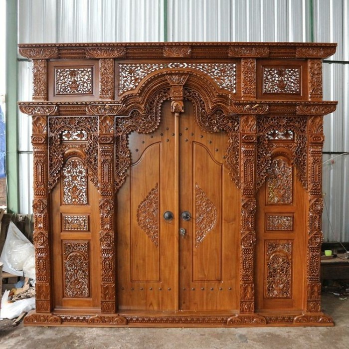 Terlaris Pintu Gebyok Jati Ukir Jepara