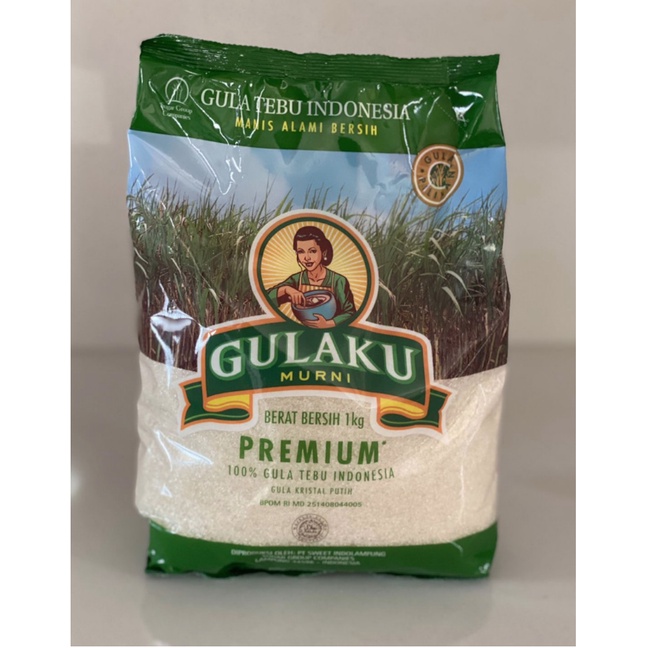 

Gula tebu gulaku hijau kemasan 1 kg