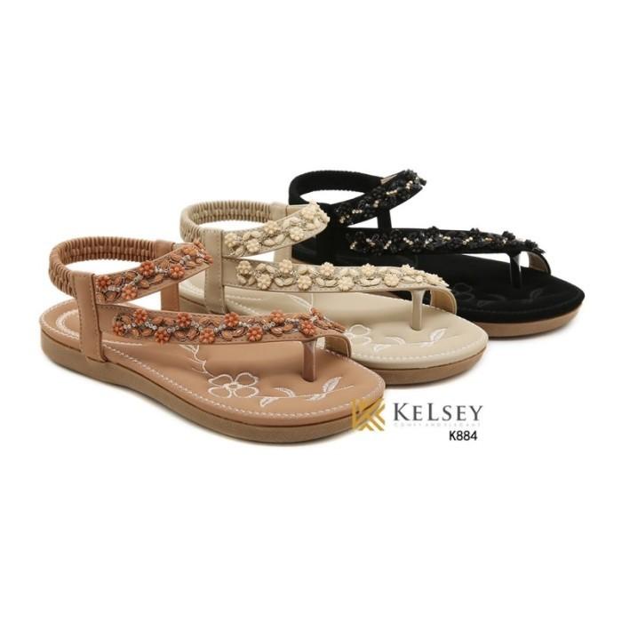 PROMO SANDAL KELSEY WANITA SANDAL WANITA FLAT SHOES Q633