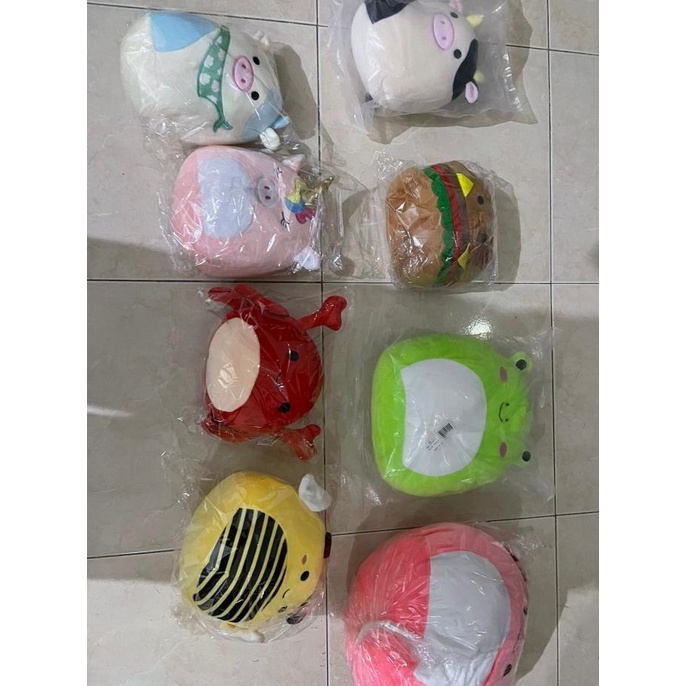 

BIG SALE SQUISHMALLOW COW ARCHIE 20CM HAMBURGER UNICORN DOGGY PIGGY DEC !!!!!