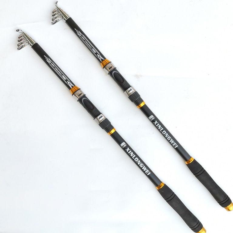 Terbaik Joran Pancing Portable Carbon Fiber Telescopic 2 Meter - 3Meter /Joran Pancing Carbon Alat P