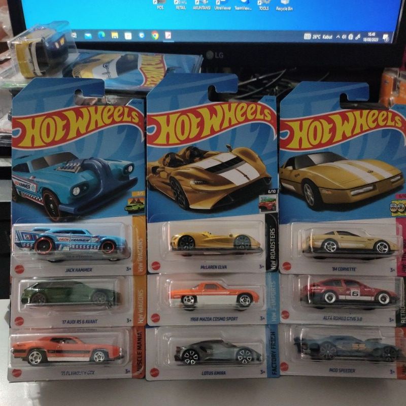 Hot Wheels real car satuan