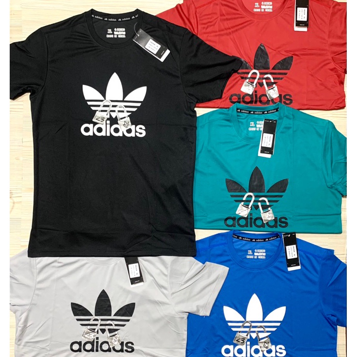 KAOS ADIDAS IMPORT PREMIUM OLAHRAGA RUNNING T-SHIRT MAN PRIA DRI FIT JERSEY CLIMALITE HITAM ABU MERA