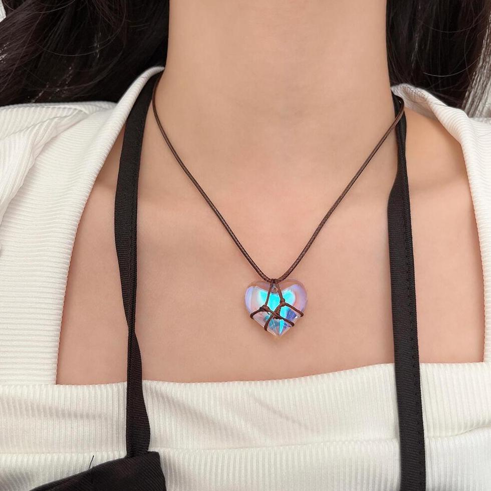 Terbaru Kalung Tali Kulit Dengan Liontin Kristal Bentuk Hati Untuk Boneka Barbie Update 2023