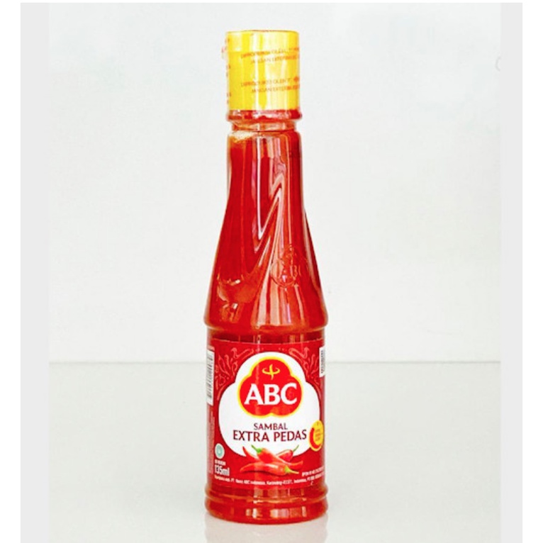 

Sambal ABC Extra Pedas Kemasan Botol Plastik 135ml
