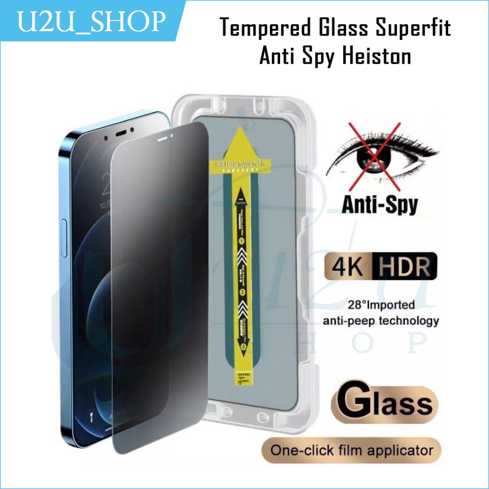 COD Tempered Glass Superfit Anti Spy Heiston For Iphone 7 7 Plus 8 8 Plus Iphone X XS XR XS Max Ipho