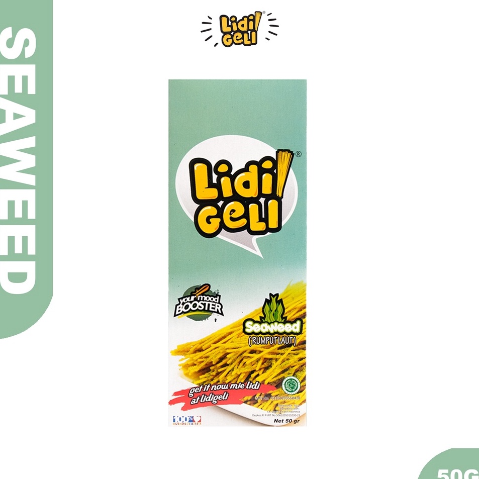 

Kirim Langsung Lidi Geli - Mie Lidi Rasa Seaweed 50gr Bestseller