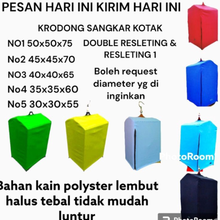 Readystock KRODONG SANGKAR KOTAK NO 1,2,3,4,5 BAHAN BERKUALITAS TERMURAH