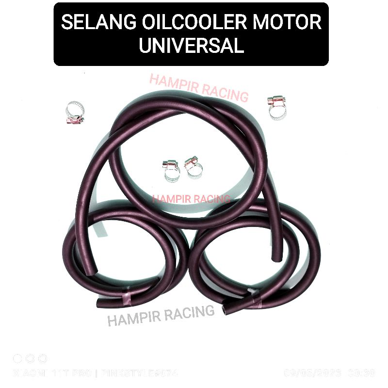 [PROMO] SELANG OIL COOLER MOTOR UNIVERSAL SELANG OIL COOLER TAHAN PANAS SELANG OIL COOLER HITAM TEBA