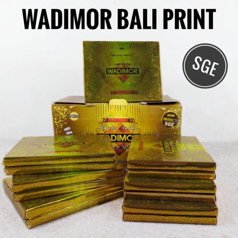 sarung Wadimor Bali Print SGE Warna Ecer Grosir SN