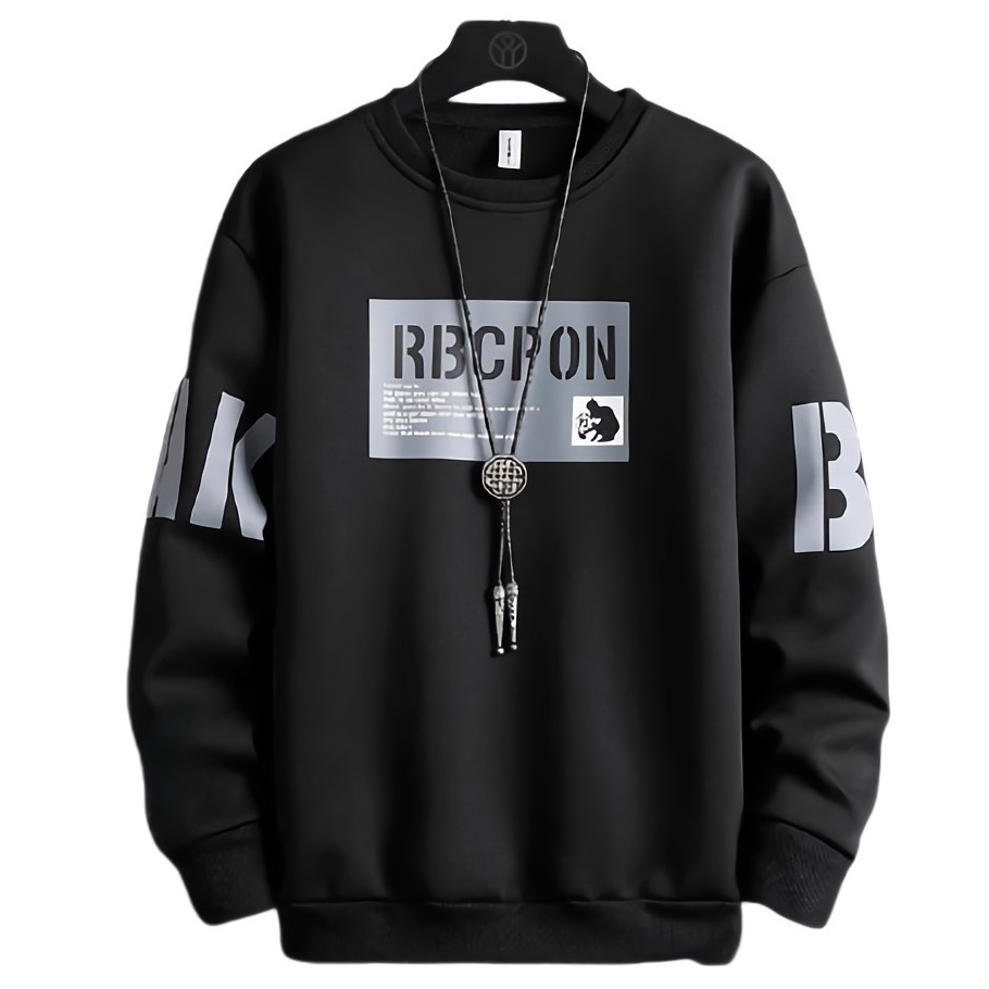 Terkini Sweater Pria Crewneck RBCPON Sweter Cowok Distro Keren