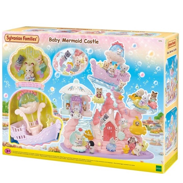 Mainan Koleksi Sylvanian Families Baby Mermaid Castle