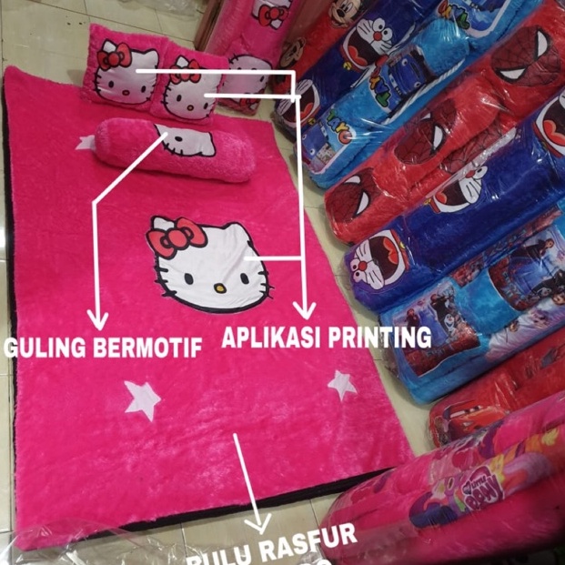 H981 SURPET KASUR BULU TEBAL 5cm RASFUR KARAKTER BUSA INOAC ROYAL ➾Laris