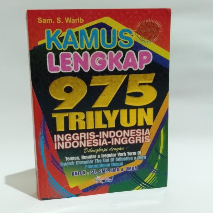 

New Kamus Lengkap Bahasa Inggris Ukuran A5 Besar