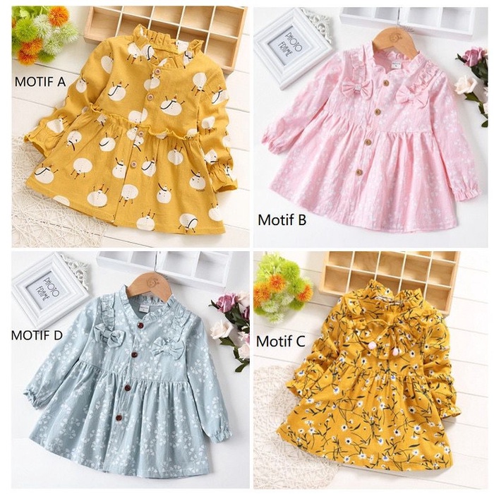Dress Bayi Perempuan / Pakaian Bayi Perempuan / Baju Bayi Perempuan
