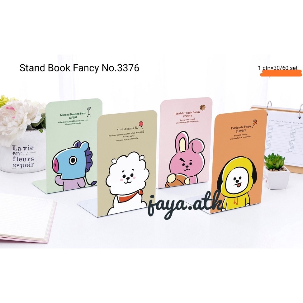 

xrqe -65 BOOK END PEMBATAS BUKU BESI LUCU FANCY KARAKTER MAGAZINE HOLDER PENYANGGA BUKU 262