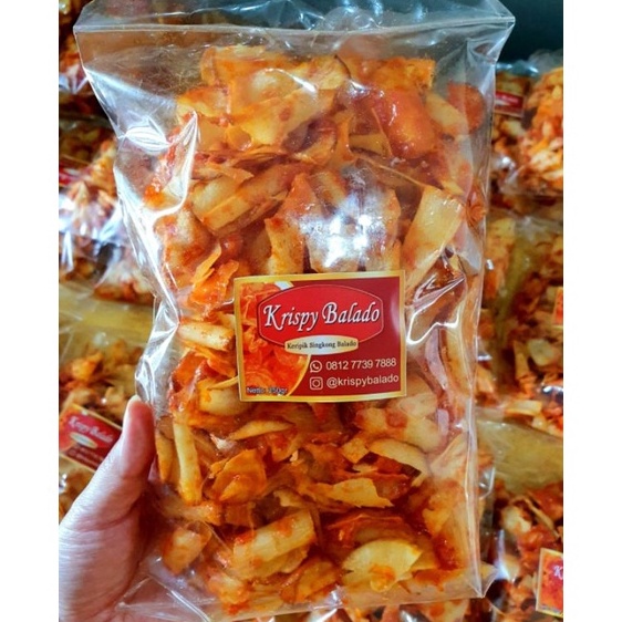 

☌➜✥ kripik singkong krispy balado Terbatas