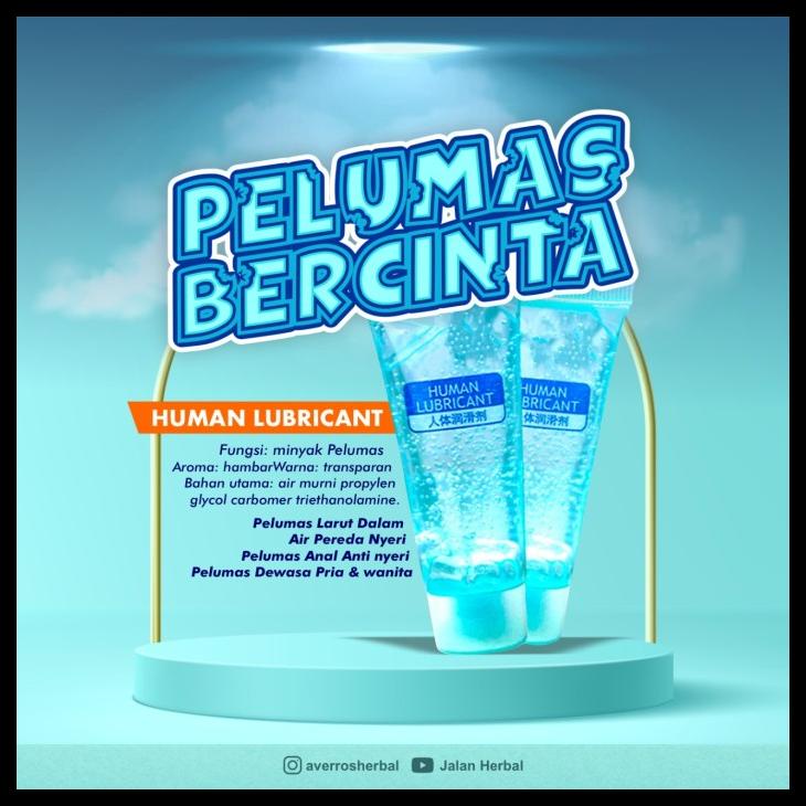 TERJAMIN ASLI MINYAK PELUMAS BERCINTA HUMAN LUBRICANT PELUMAS DEWASA PRIA WANITA