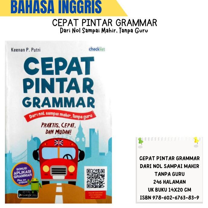 

7.7 Buku Bahasa Inggris-Cepat Pintar Grammar Praktis Cepat Mudah