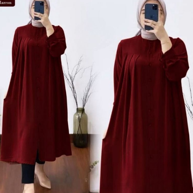Kirim Langsung HD16:[BISA COD][JOI LONG TUNIK] [MIDI DRESS][ GAMIS  WANITA] [ TUNIK LEBARAN 2023][ F