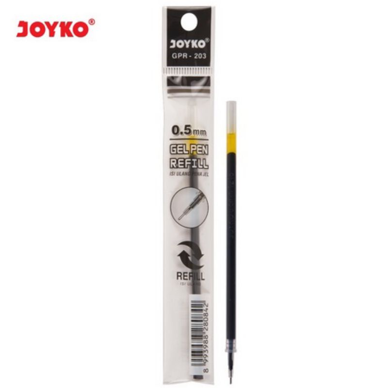 

Refill isi Gel pen Joyko 0,5mm GPR 203 (satuan)