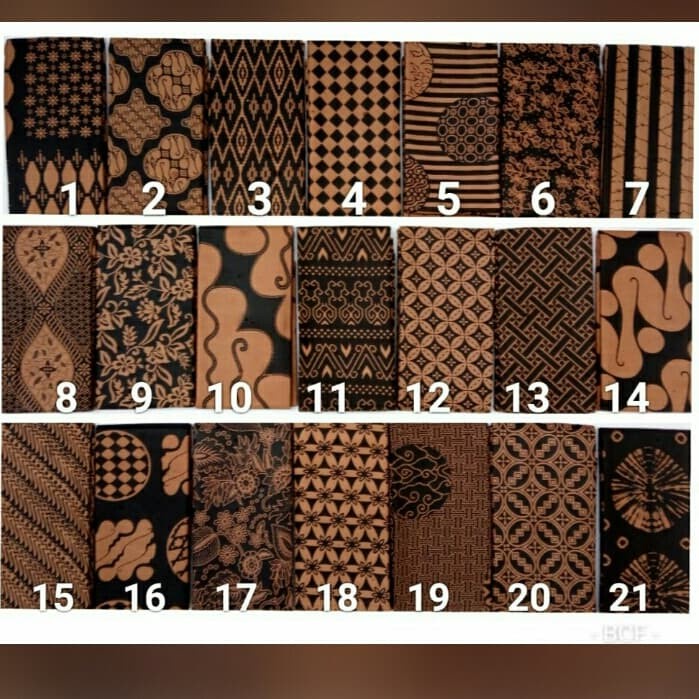 Kain Batik Sogan Coklat Tua
