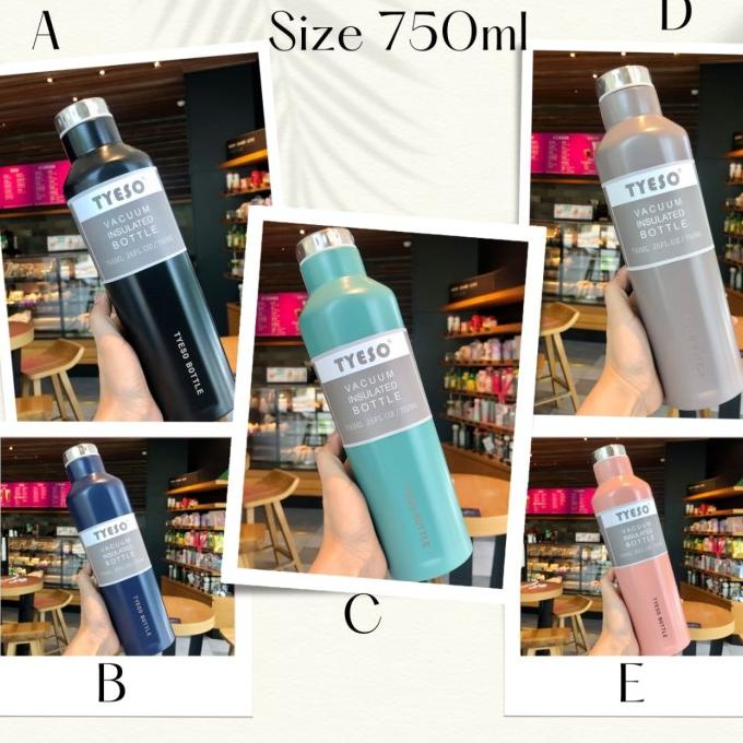 Vacuum Insulated Bottle Tyeso /Tumbler Stainless / Tumbler Tyeso Botol