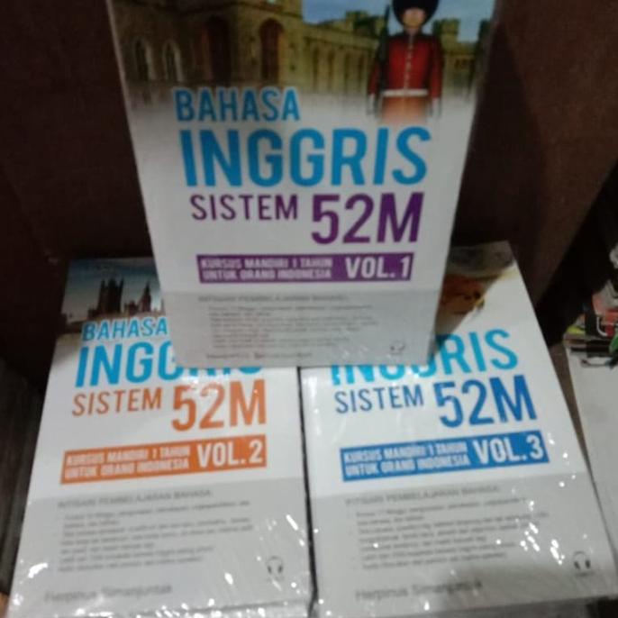 

New Bahasa Inggris Sistem 52 M Vol 1 2 Dan 3 Cd