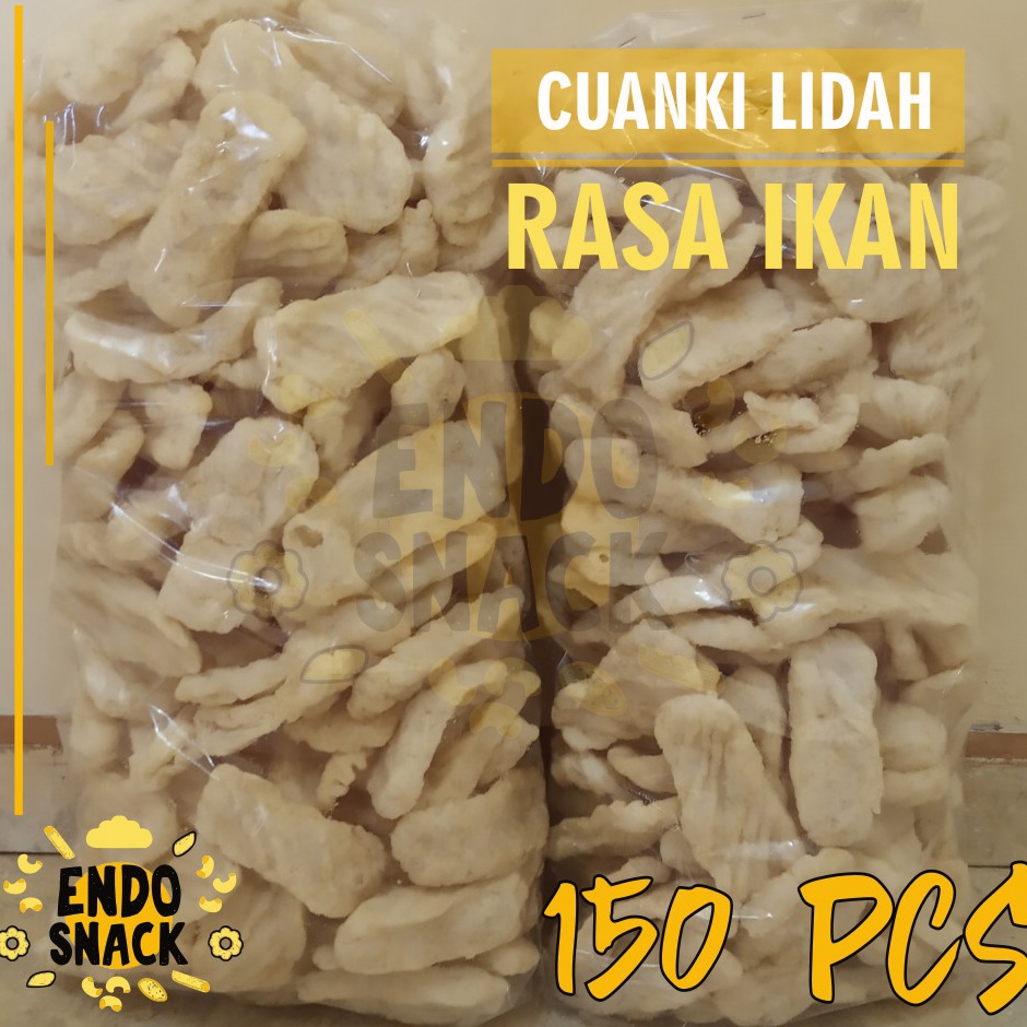 

SVMB4855 ✔✔SALE✔✔ 150 Pcs CUANKI LIDAH 1 Bal Cuangki lidah Batagor Khas Garut Pelengkap Baso Aci, Seblak, Mie Instan