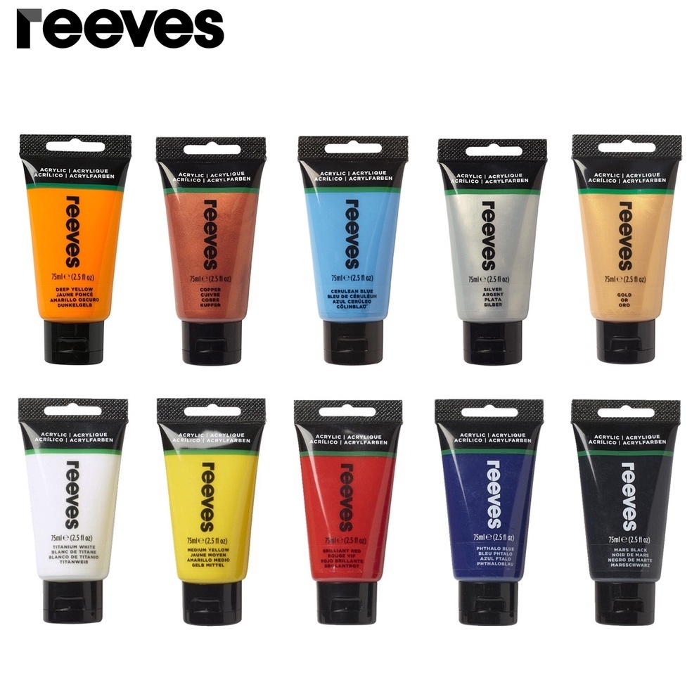 

Terlaris reeves fine artist acrylic paint/cat acrylic/ akrilik 75ML J64