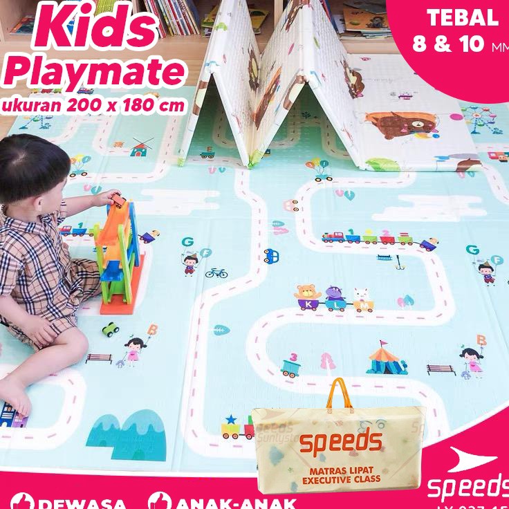 Laris SPEEDS Karpet Lipat Playmat Bayi Karpet Bayi 180x200 cm  Matras Bayi Playmat Foam XPE Lipat