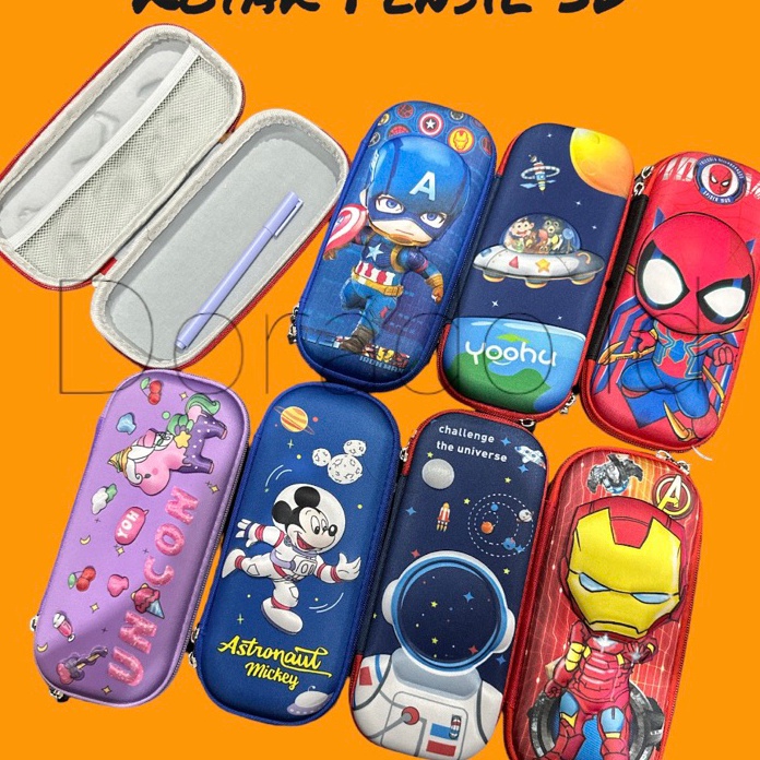 

CLMZ2591 Ready Stok Tempat pensil kotak pensil 3D Karakter